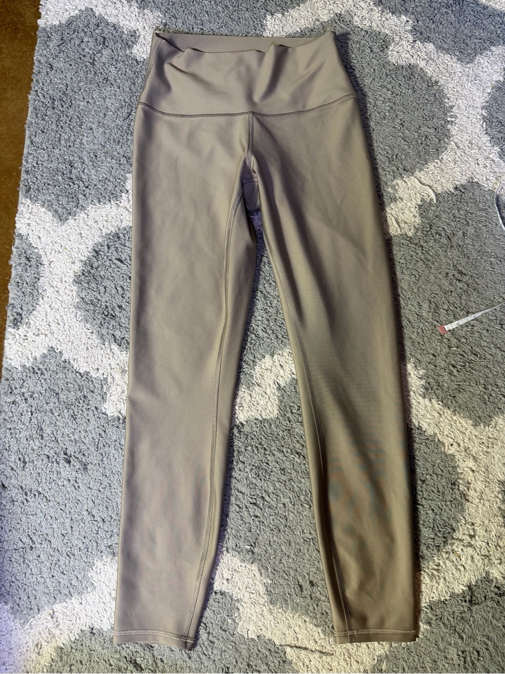 Alo Yoga Airlift High Waist 7/8 Leggings Taupe Size Small